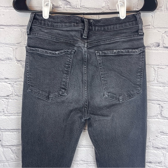 Agolde Jeans Womens 26 (26x27) Black Fly Button High Rise Skinny Leg Denim - Picture 4 of 11